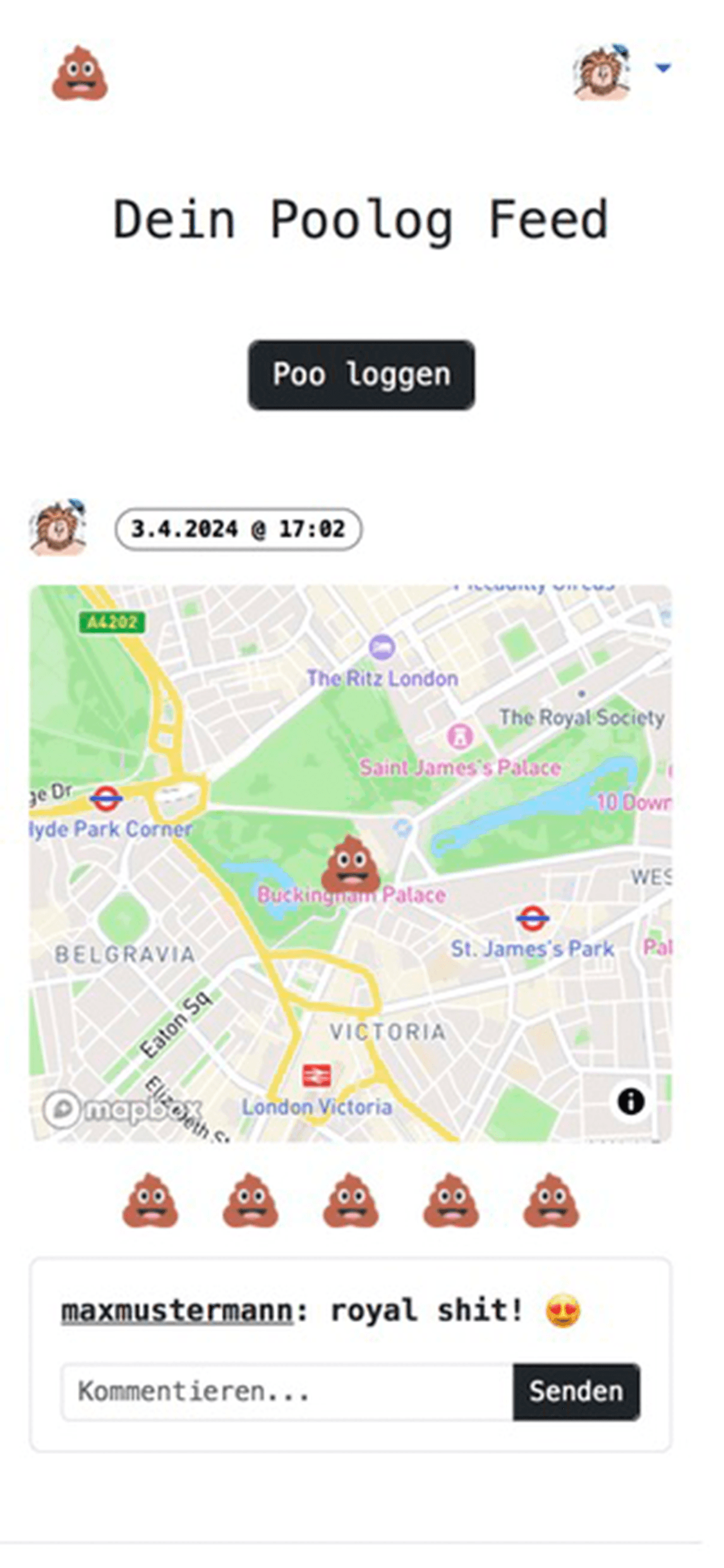 Poolog screenshot