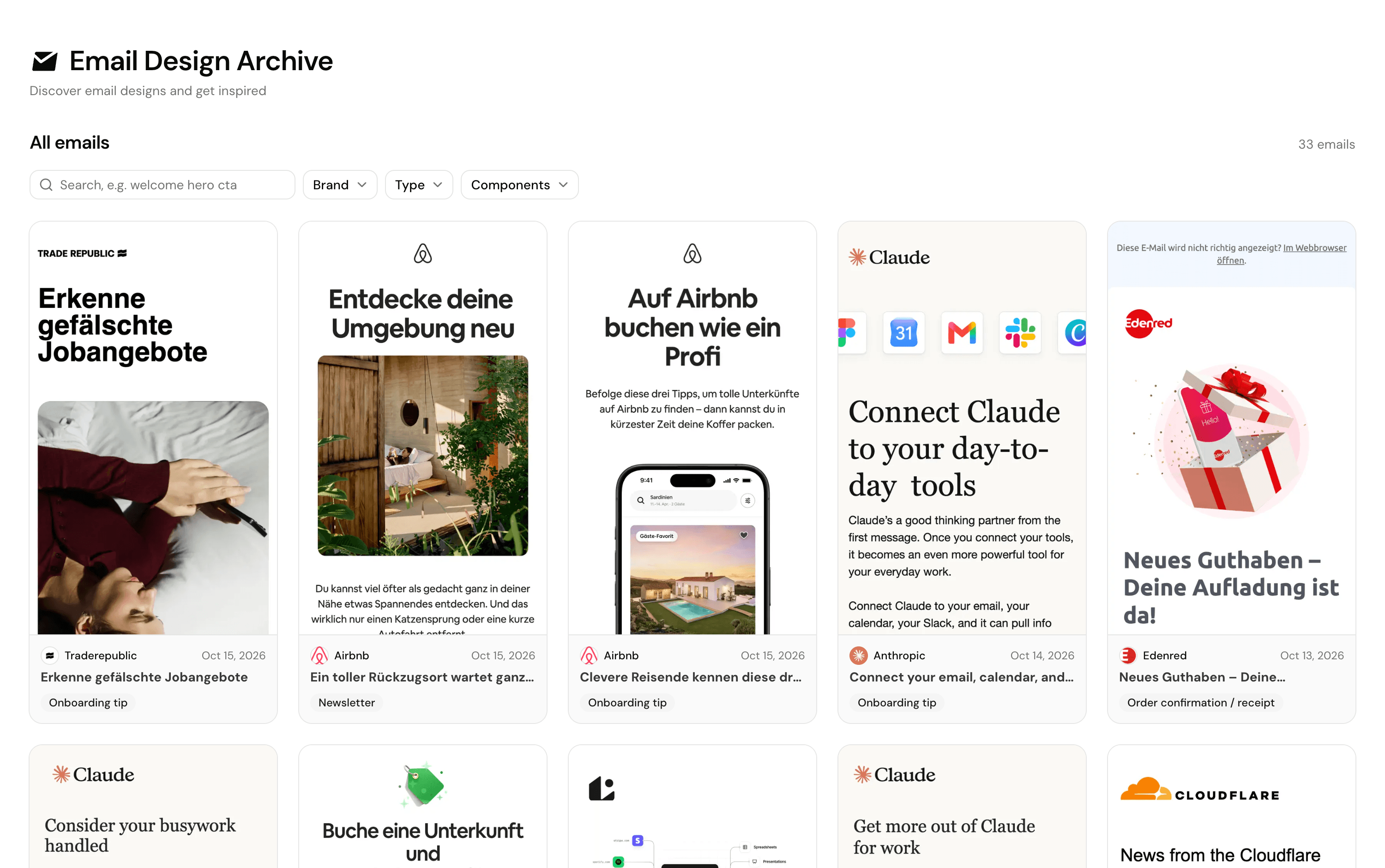 Email Design Archive