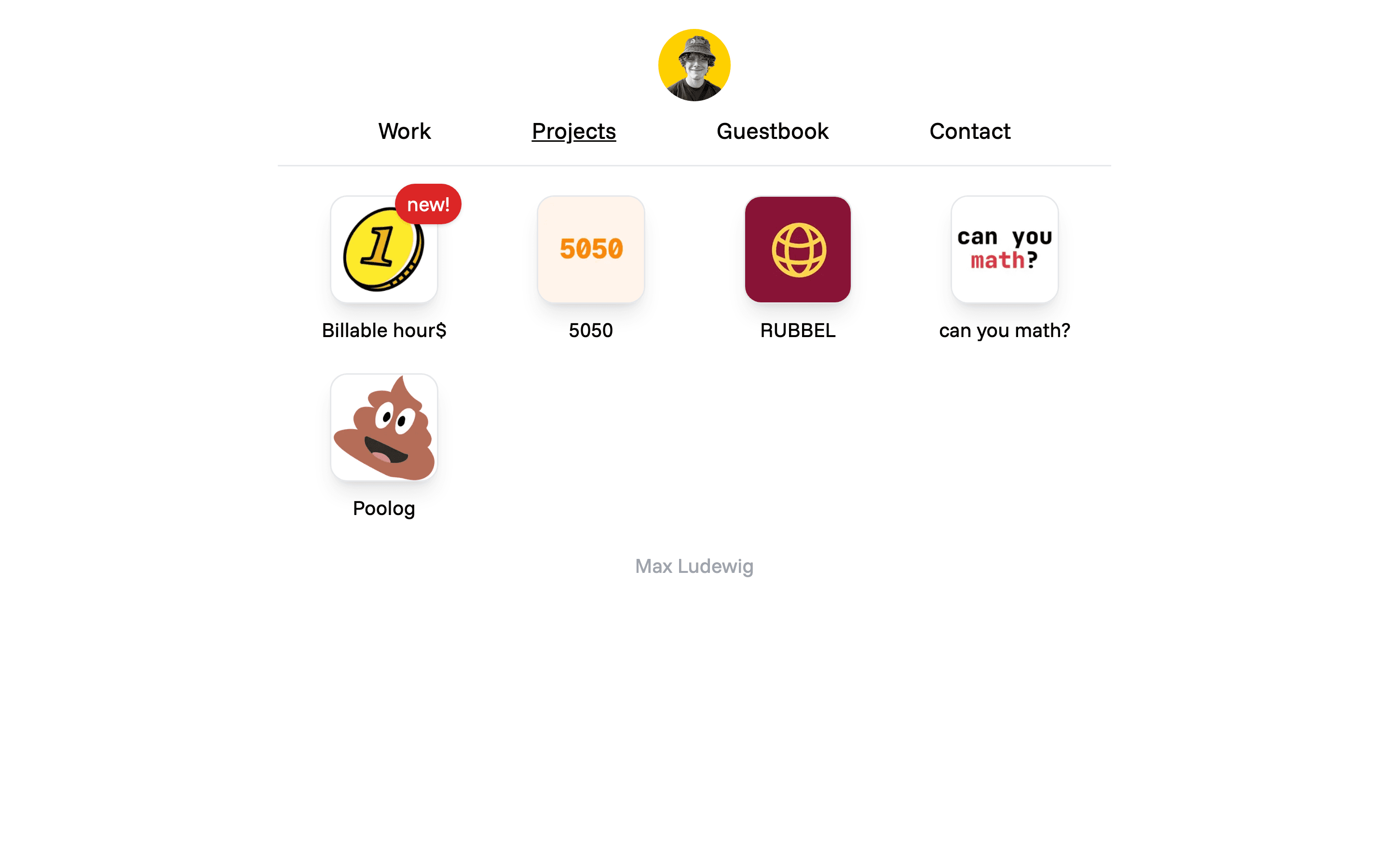 Portfolio screenshot