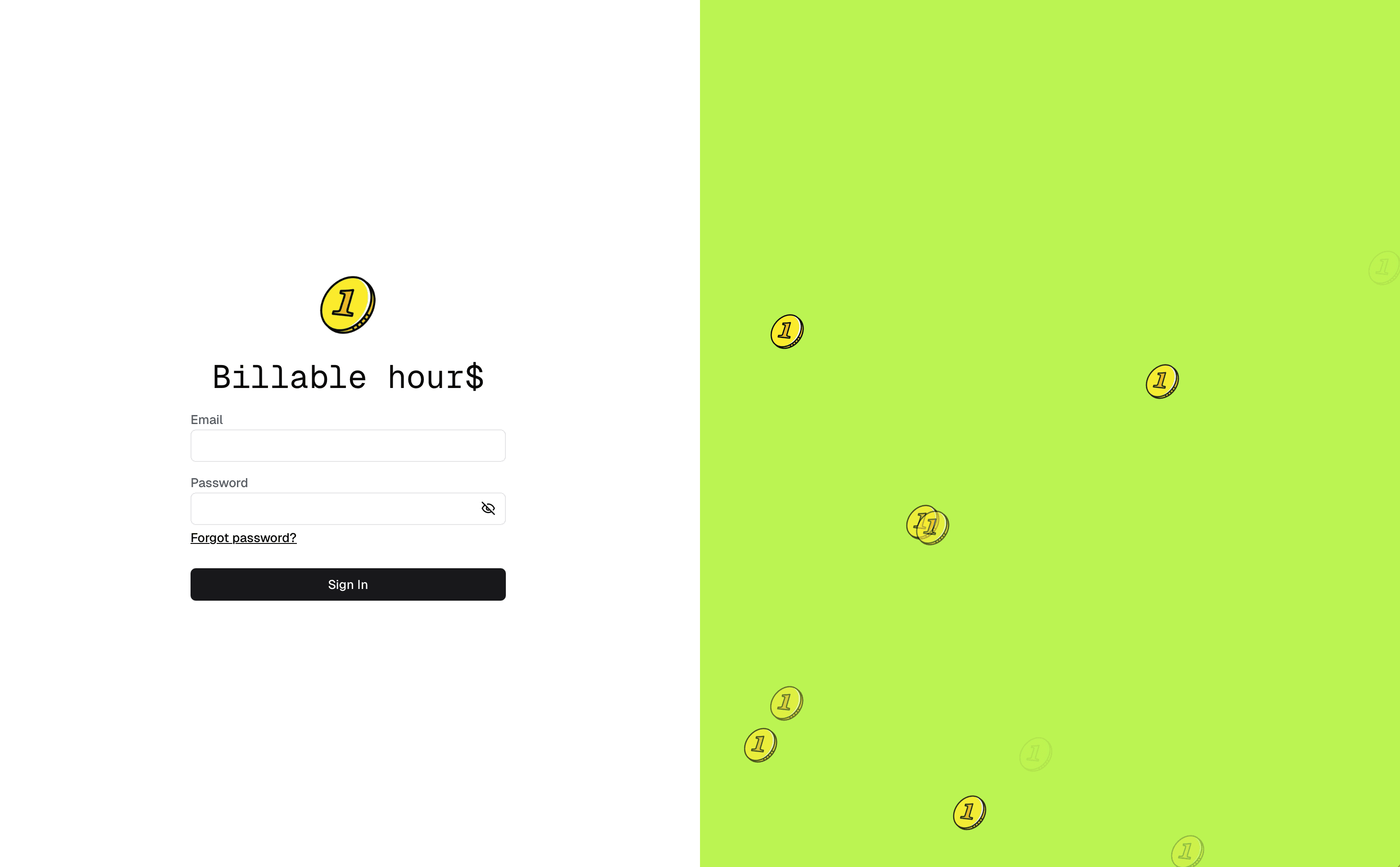 Login screenshot